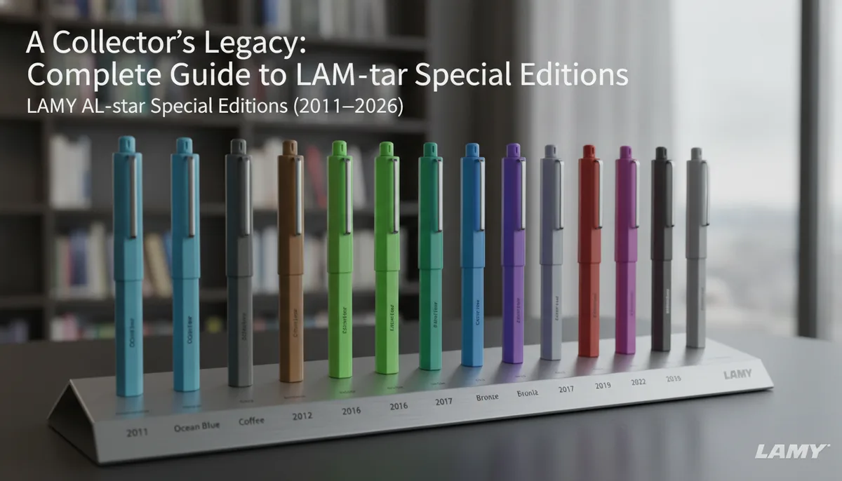 A Collector’s Legacy: The Complete Guide to LAMY AL-star Special Editions (2011–2026) visual summary