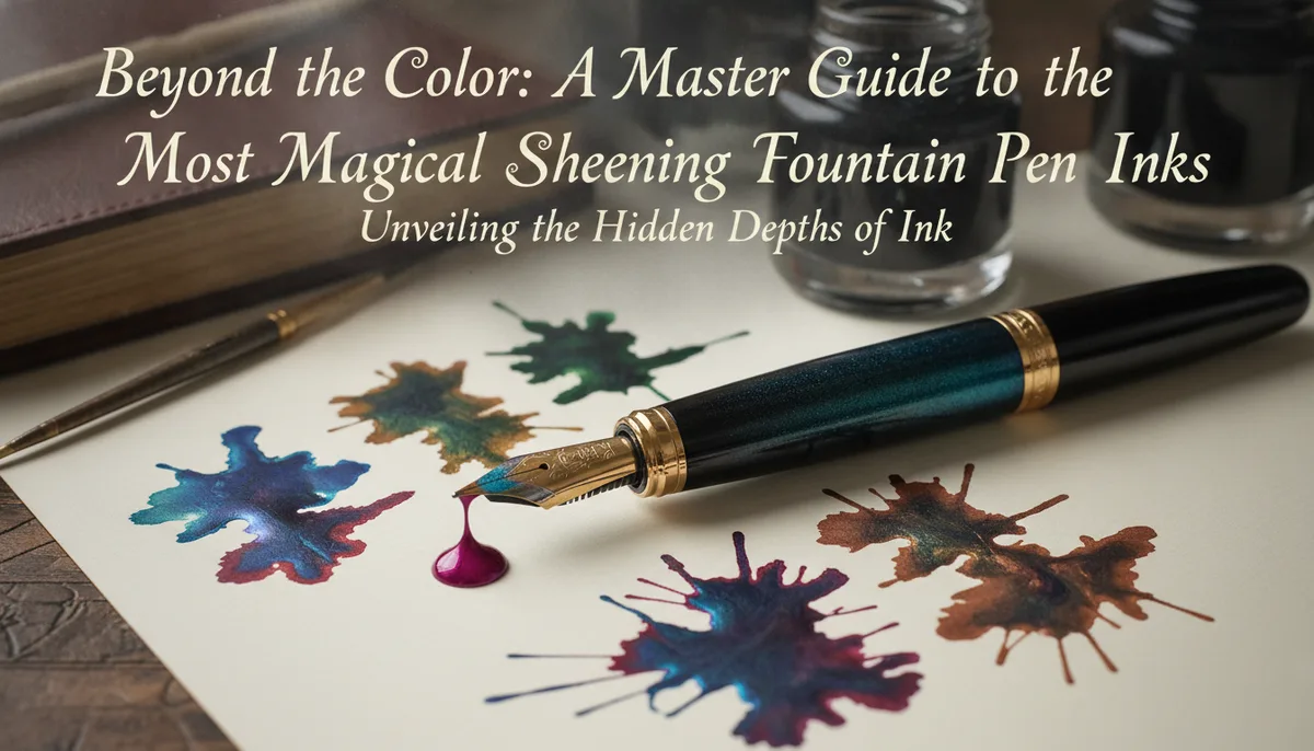 Beyond the Color: A Master Guide to the Most Magical Sheening Fountain Pen Inks visual summary