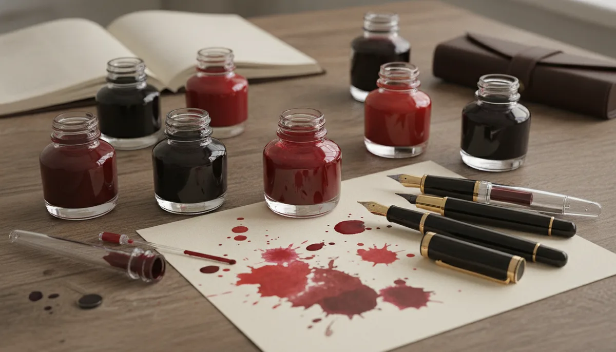Beyond the Red Pen: A Guide to the Richest Crimson Inks for Fountain Pens visual summary