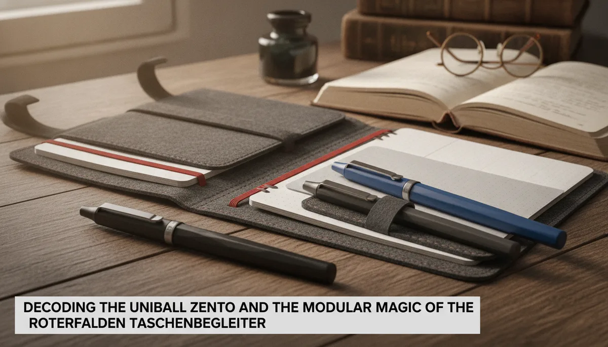 Decoding the Uniball Zento and the Modular Magic of the Roterfaden Taschenbegleiter visual summary