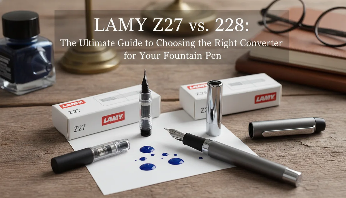 LAMY Z27 vs. Z28: The Ultimate Guide to Choosing the Right Converter for Your Fountain Pen visual summary