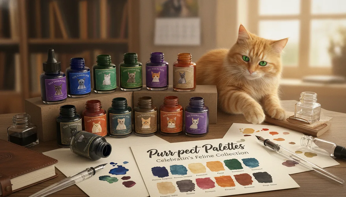 Purr-fect Palettes: Celebrating International Cat Day with Van Dieman’s Feline Collection visual summary
