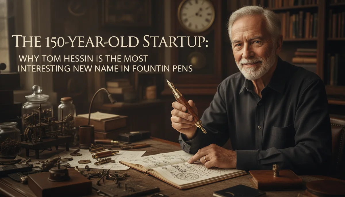 The 150-Year-Old Startup: Why Tom Hessin is the Most Interesting New Name in Fountain Pens visual summary