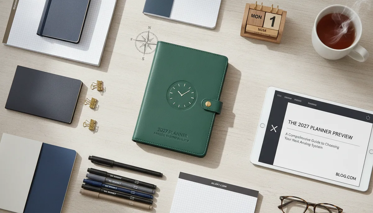 The 2027 Planner Preview: A Comprehensive Guide to Choosing Your Next Analog System visual summary