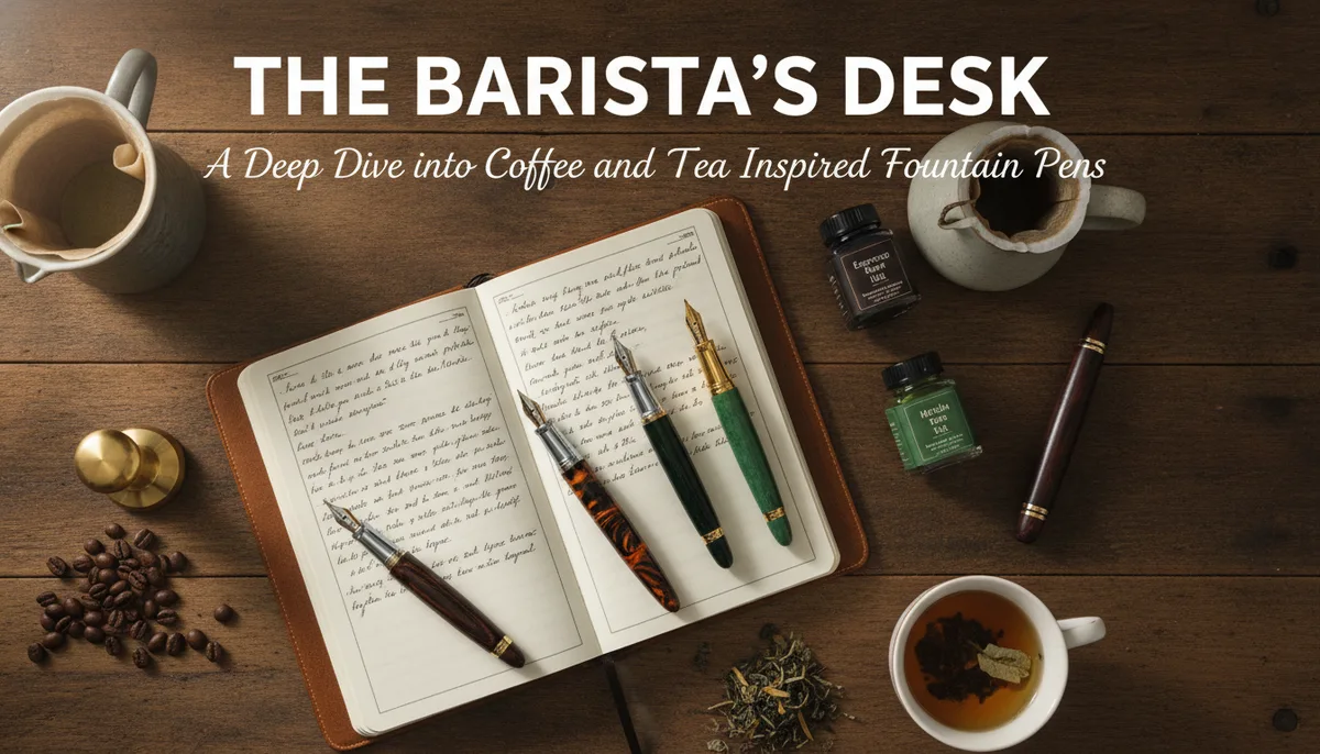 The Barista’s Desk: A Deep Dive into Coffee and Tea Inspired Fountain Pens visual summary