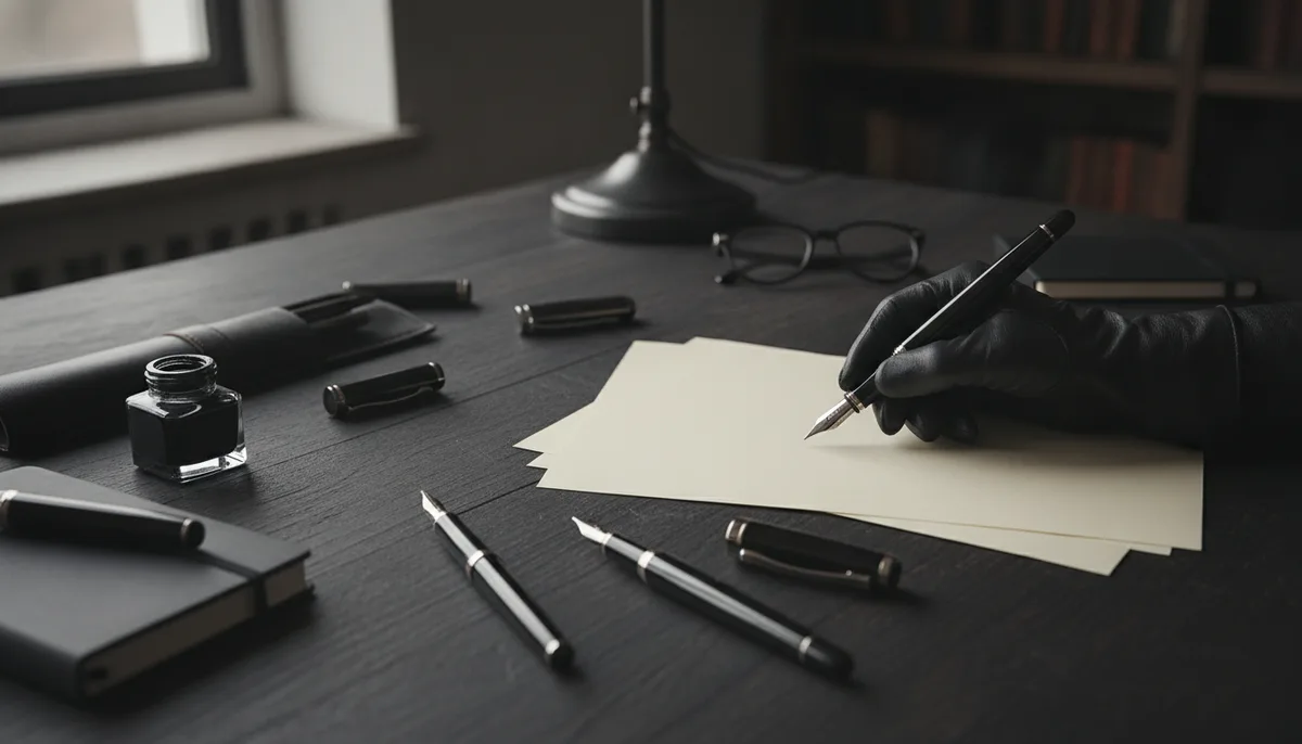The Shadow Writers: A Comprehensive Guide to the Best Stealth Black Fountain Pens visual summary