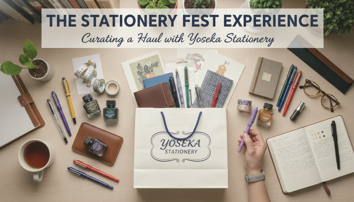 The Stationery Fest Experience: Curating a Haul with Yoseka Stationery visual summary