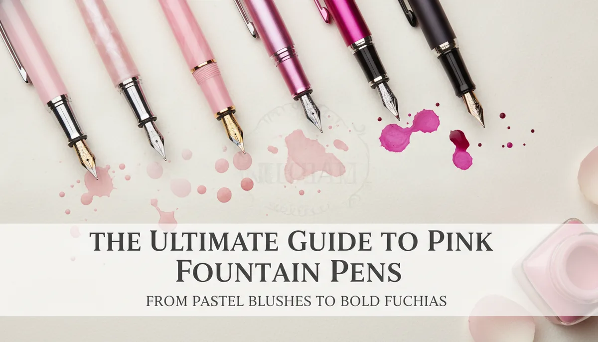 The Ultimate Guide to Pink Fountain Pens: From Pastel Blushes to Bold Fuchsias visual summary
