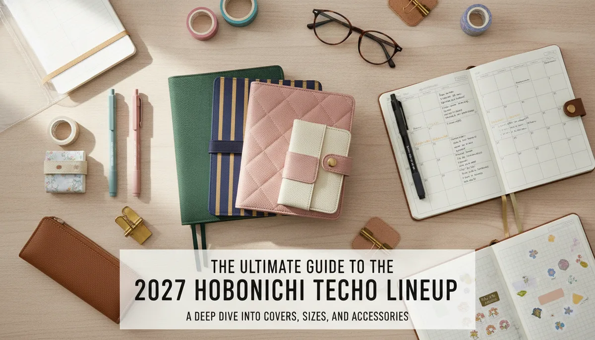 The Ultimate Guide to the 2027 Hobonichi Techo Lineup: A Deep Dive into Covers, Sizes, and Accessories visual summary