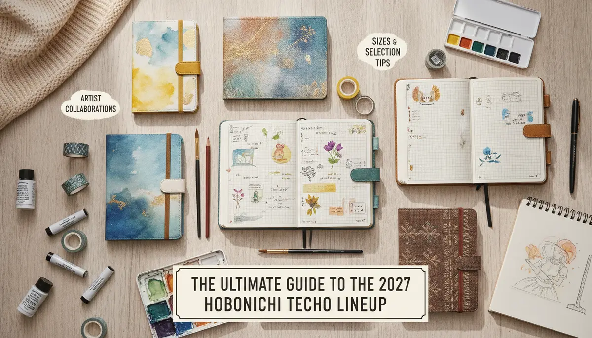 The Ultimate Guide to the 2027 Hobonichi Techo Lineup: Artist Collaborations, Sizes, and Selection Tips visual summary